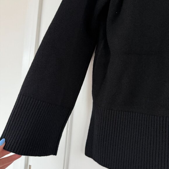 NWT Canada Goose Ladies Copal Cashmere Turtleneck Sweater In Black Sz Medium - Picture 10 of 10